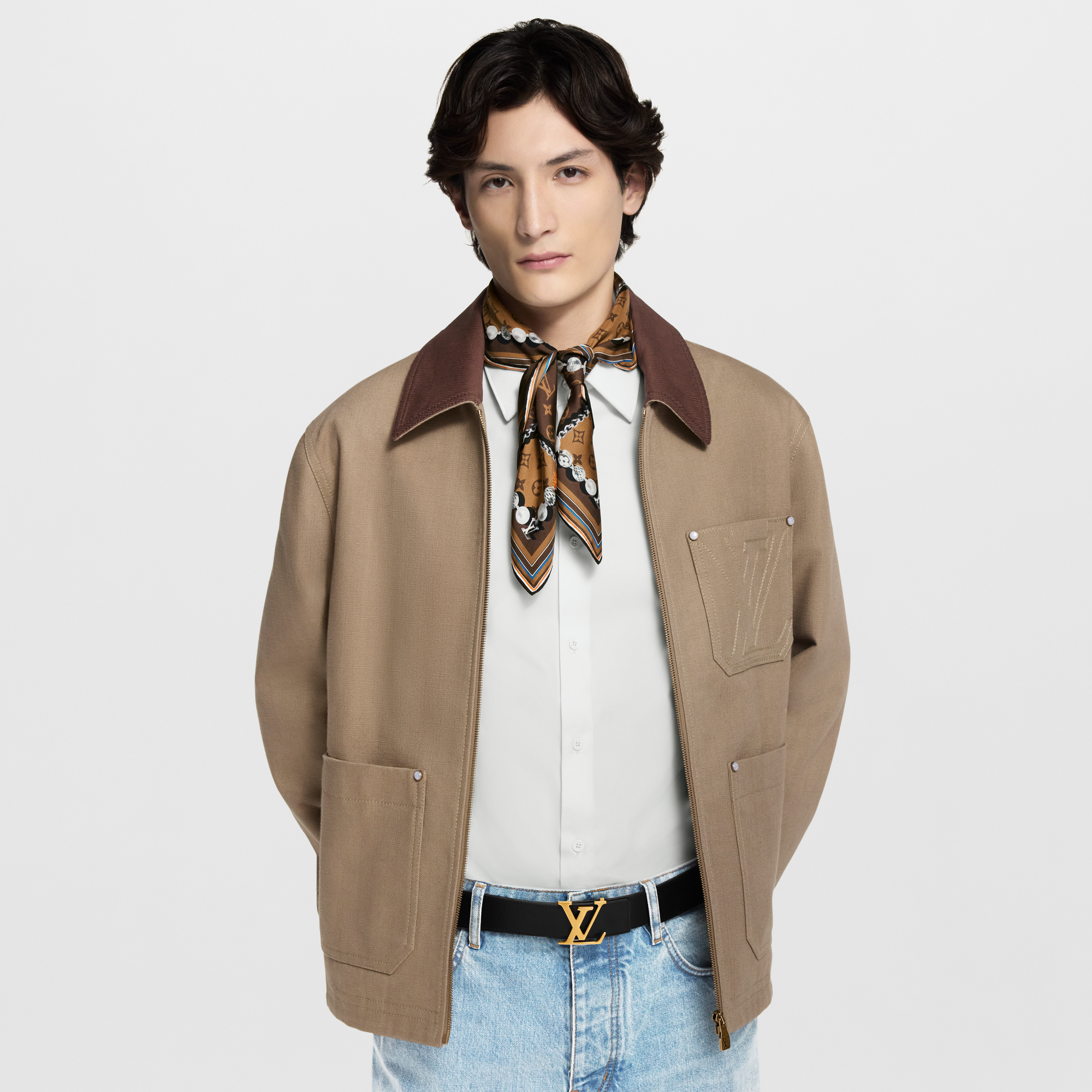 Cinturón reversible LV Initiales Blason de 4 cm  Hombre Accesorios Cinturones | LOUIS VUITTON (Zoom de producto)